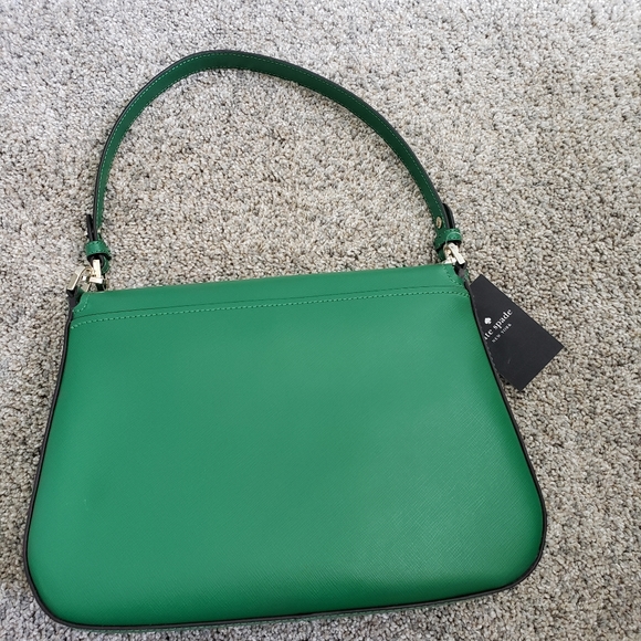 NWT Kate Spade ♠️ Green saffiano leather shoulder bag - Picture 6 of 9